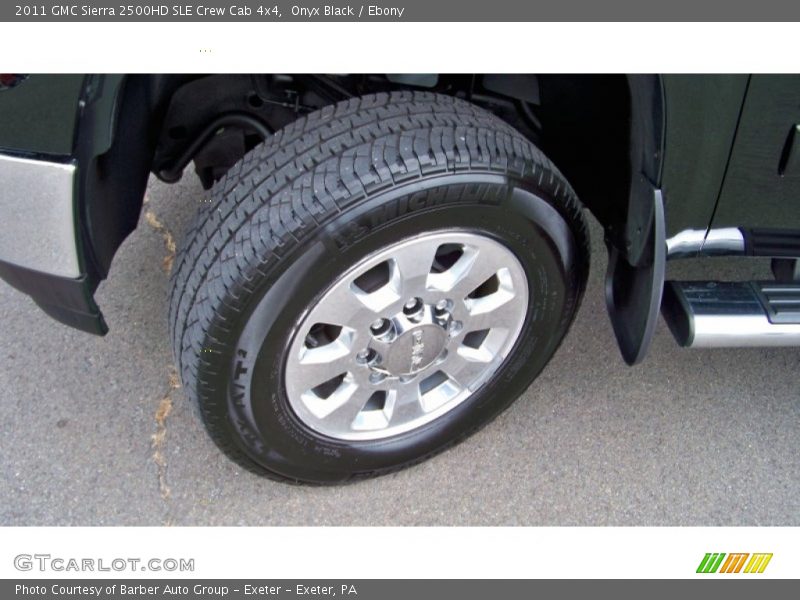 Onyx Black / Ebony 2011 GMC Sierra 2500HD SLE Crew Cab 4x4