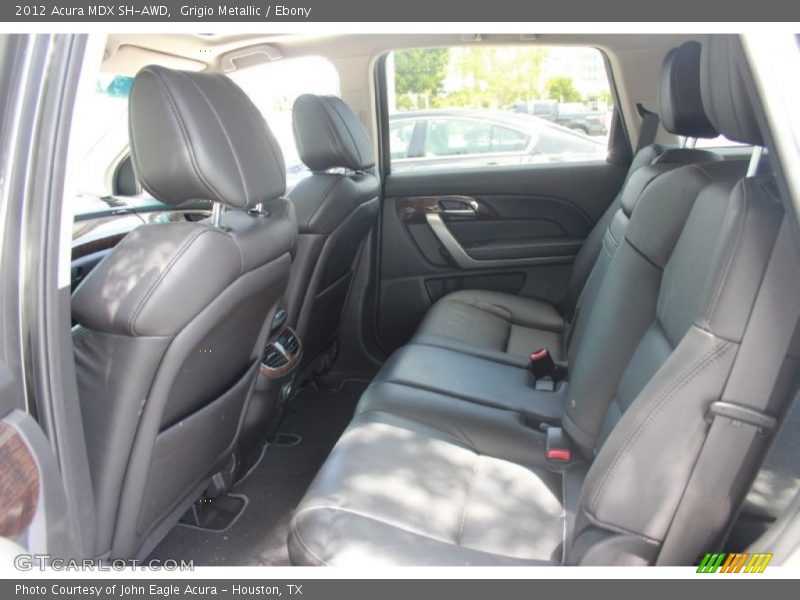 Grigio Metallic / Ebony 2012 Acura MDX SH-AWD