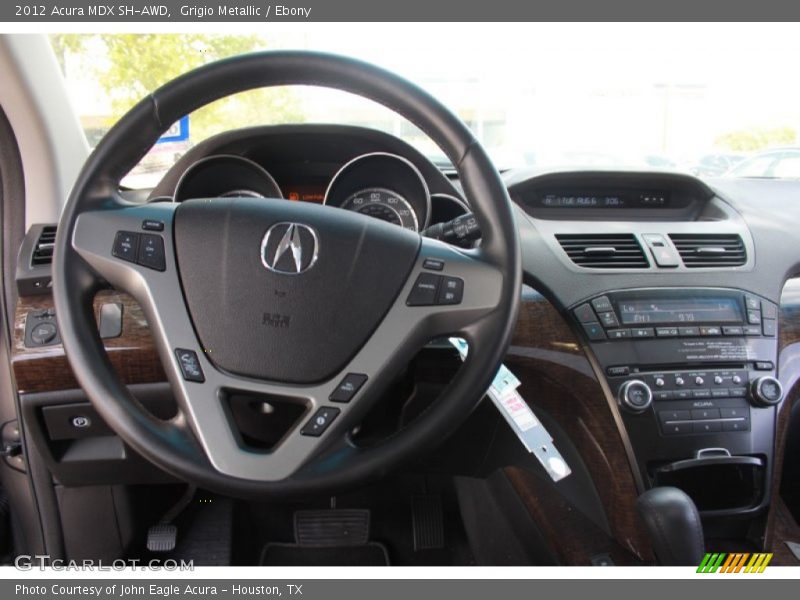Grigio Metallic / Ebony 2012 Acura MDX SH-AWD