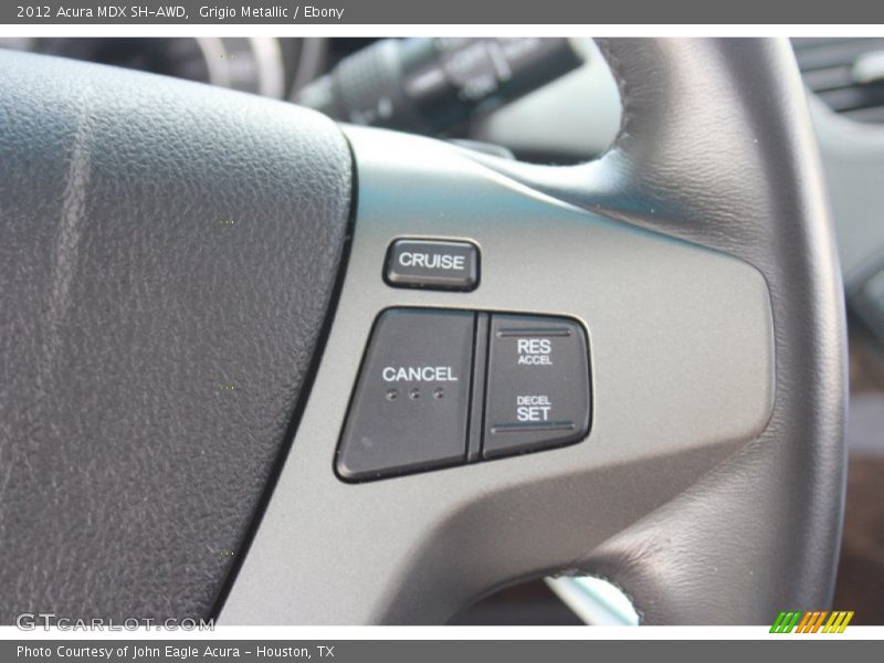 Grigio Metallic / Ebony 2012 Acura MDX SH-AWD