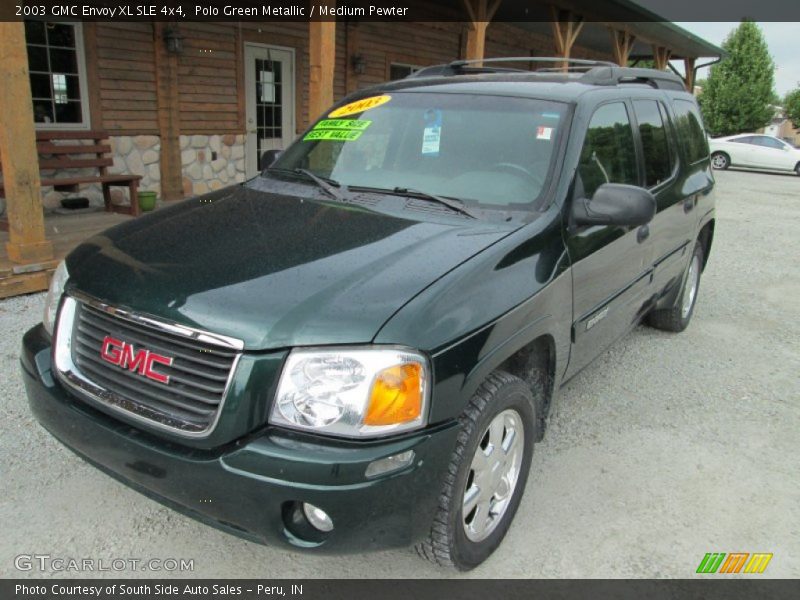 Polo Green Metallic / Medium Pewter 2003 GMC Envoy XL SLE 4x4