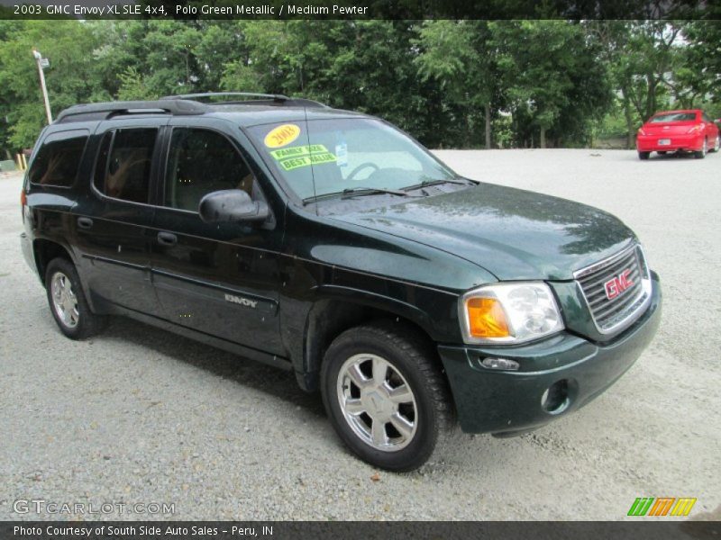 Polo Green Metallic / Medium Pewter 2003 GMC Envoy XL SLE 4x4