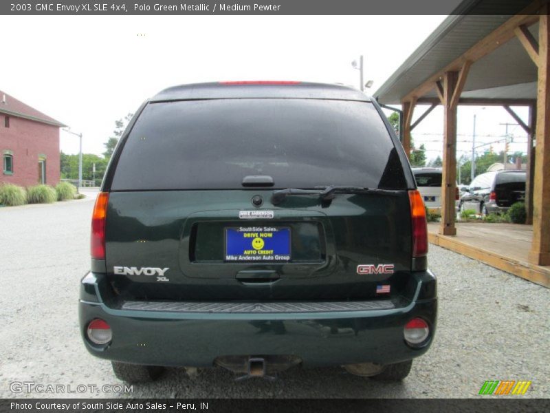 Polo Green Metallic / Medium Pewter 2003 GMC Envoy XL SLE 4x4