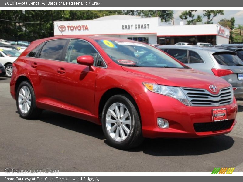 Barcelona Red Metallic / Gray 2010 Toyota Venza I4
