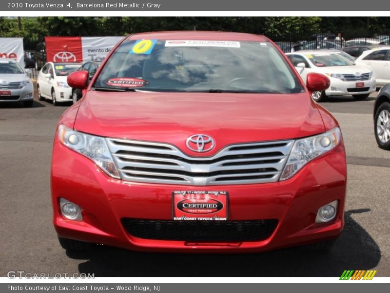 Barcelona Red Metallic / Gray 2010 Toyota Venza I4