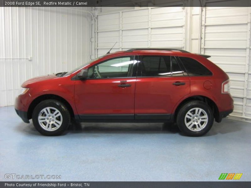 Redfire Metallic / Camel 2008 Ford Edge SE