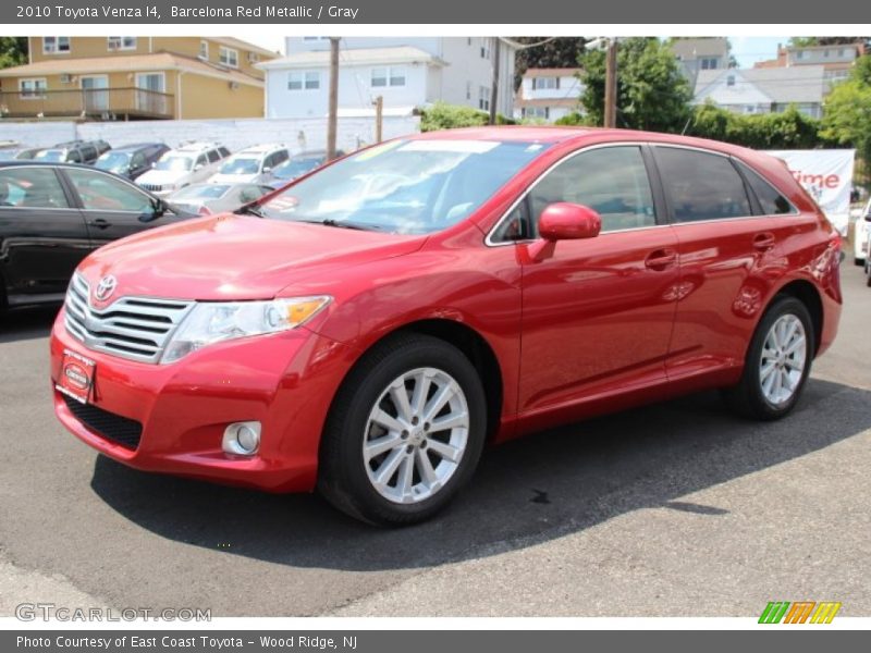 Barcelona Red Metallic / Gray 2010 Toyota Venza I4