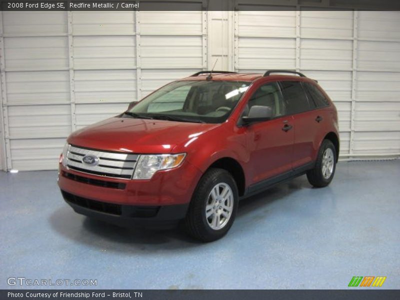 Redfire Metallic / Camel 2008 Ford Edge SE