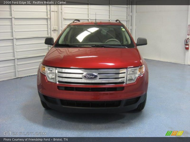 Redfire Metallic / Camel 2008 Ford Edge SE