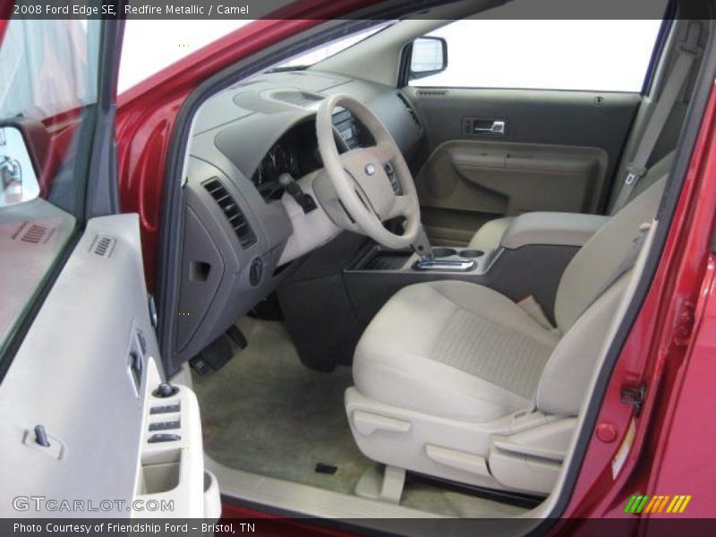 Redfire Metallic / Camel 2008 Ford Edge SE