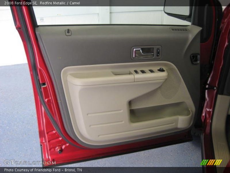 Redfire Metallic / Camel 2008 Ford Edge SE