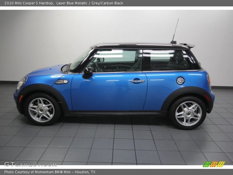 Laser Blue Metallic / Grey/Carbon Black 2010 Mini Cooper S Hardtop