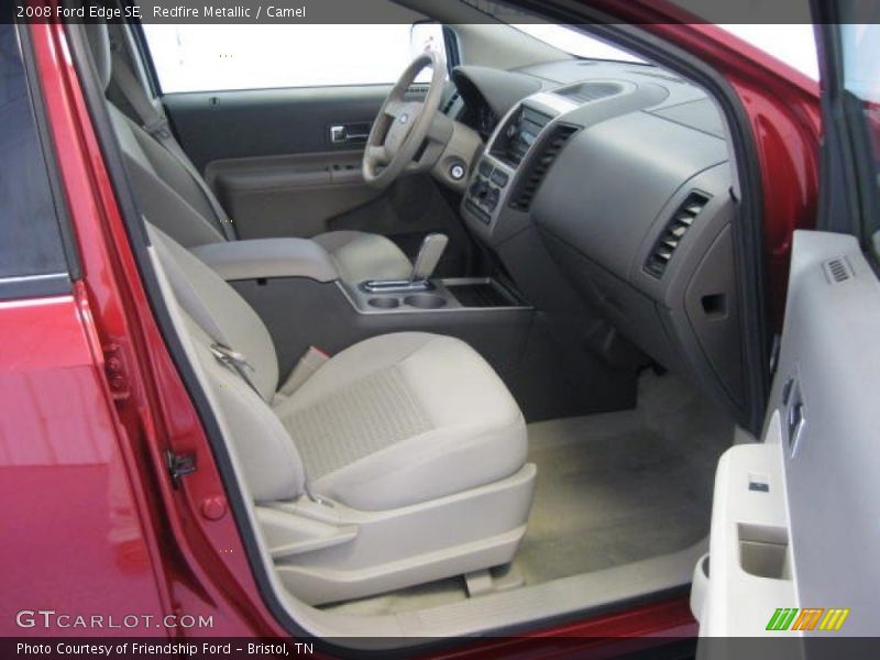 Redfire Metallic / Camel 2008 Ford Edge SE