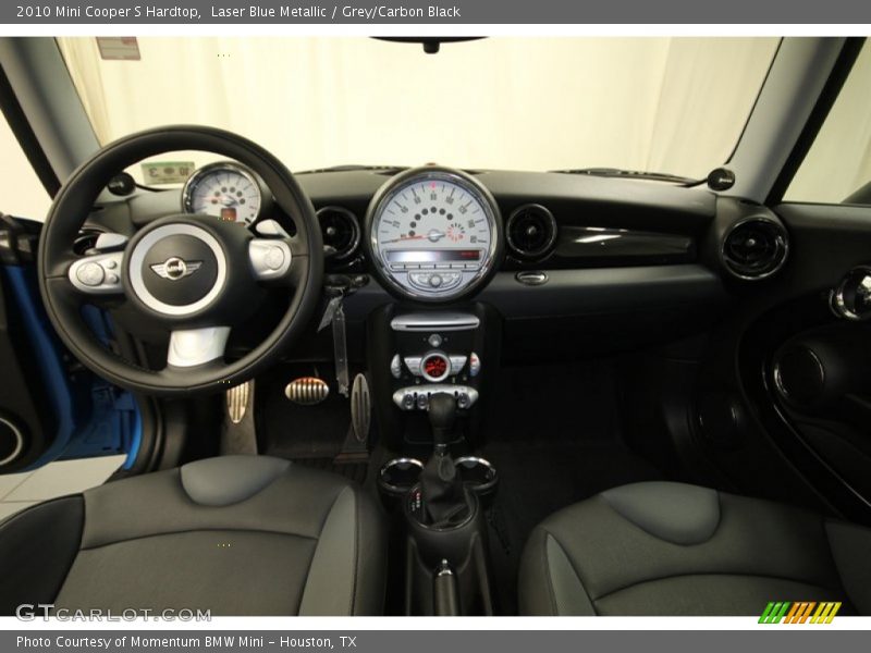 Laser Blue Metallic / Grey/Carbon Black 2010 Mini Cooper S Hardtop