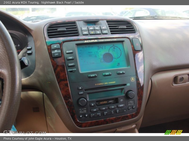 Nighthawk Black Pearl / Saddle 2002 Acura MDX Touring