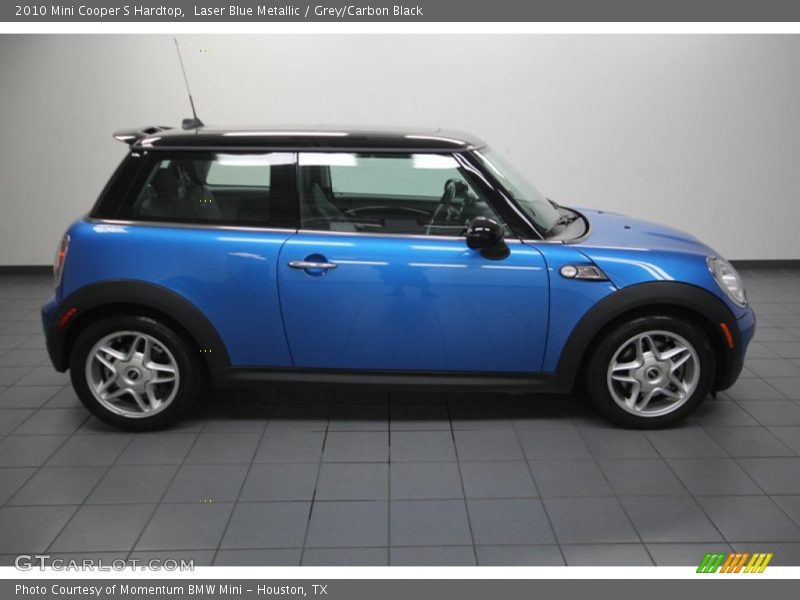 Laser Blue Metallic / Grey/Carbon Black 2010 Mini Cooper S Hardtop