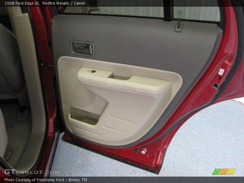 Redfire Metallic / Camel 2008 Ford Edge SE