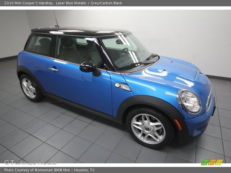Laser Blue Metallic / Grey/Carbon Black 2010 Mini Cooper S Hardtop