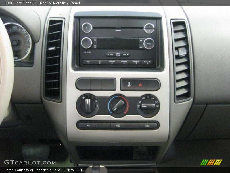 Redfire Metallic / Camel 2008 Ford Edge SE