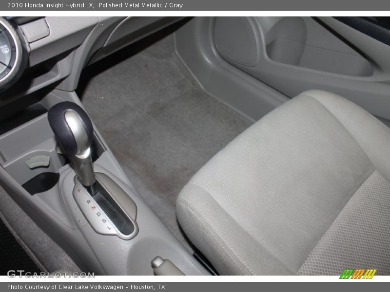 Polished Metal Metallic / Gray 2010 Honda Insight Hybrid LX