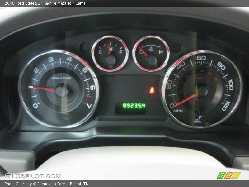 Redfire Metallic / Camel 2008 Ford Edge SE
