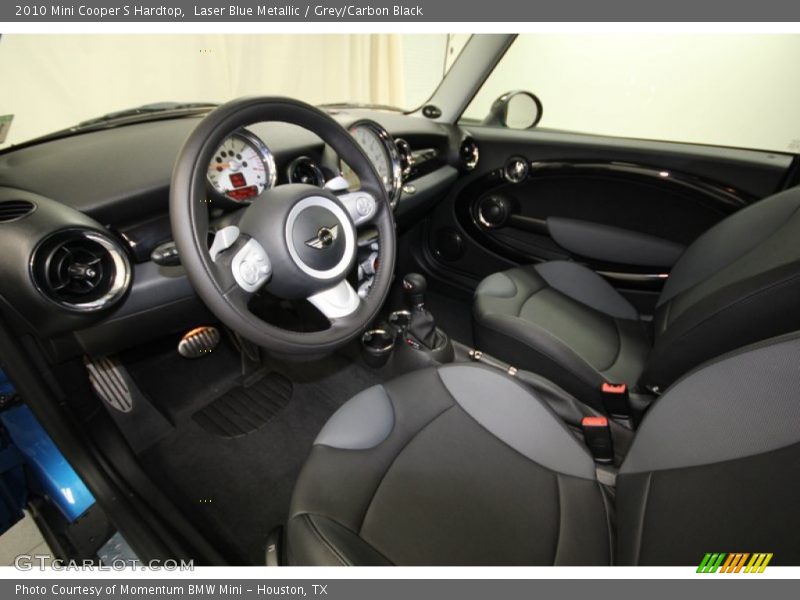Laser Blue Metallic / Grey/Carbon Black 2010 Mini Cooper S Hardtop