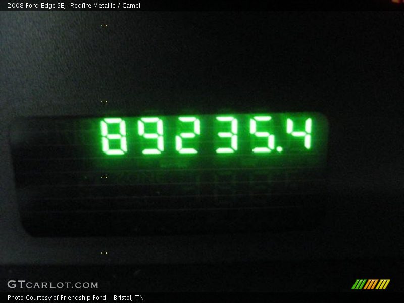 Redfire Metallic / Camel 2008 Ford Edge SE