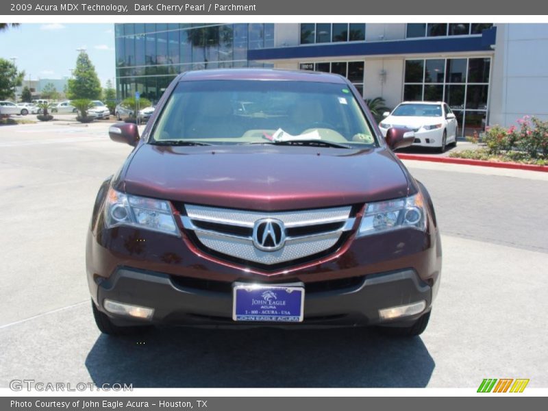 Dark Cherry Pearl / Parchment 2009 Acura MDX Technology