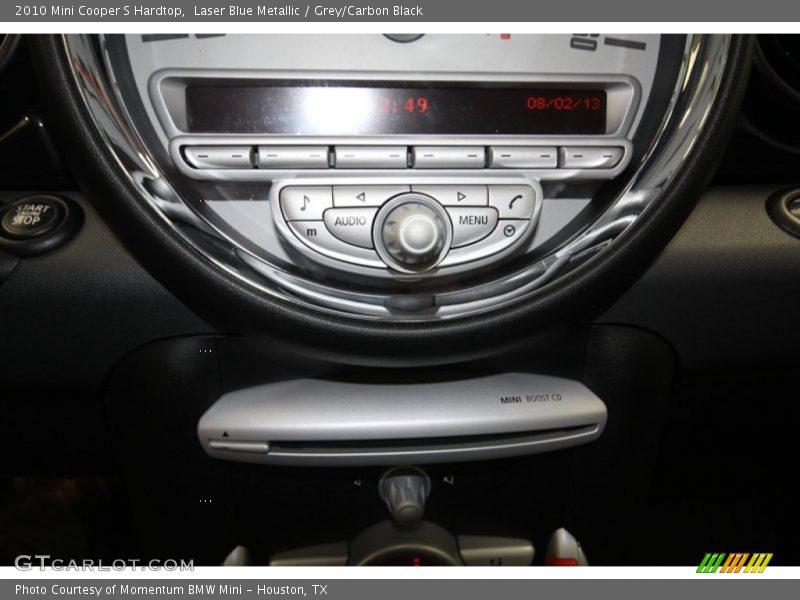 Laser Blue Metallic / Grey/Carbon Black 2010 Mini Cooper S Hardtop