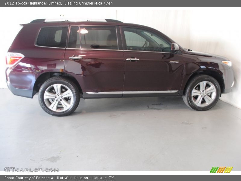 Sizzling Crimson Mica / Ash 2012 Toyota Highlander Limited