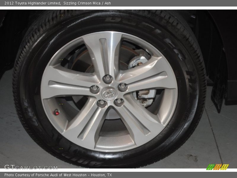 Sizzling Crimson Mica / Ash 2012 Toyota Highlander Limited