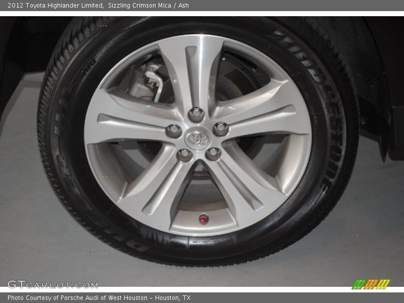 Sizzling Crimson Mica / Ash 2012 Toyota Highlander Limited
