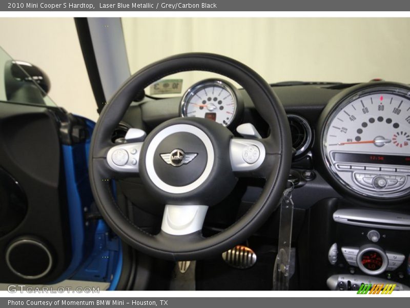 Laser Blue Metallic / Grey/Carbon Black 2010 Mini Cooper S Hardtop