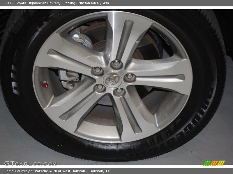 Sizzling Crimson Mica / Ash 2012 Toyota Highlander Limited