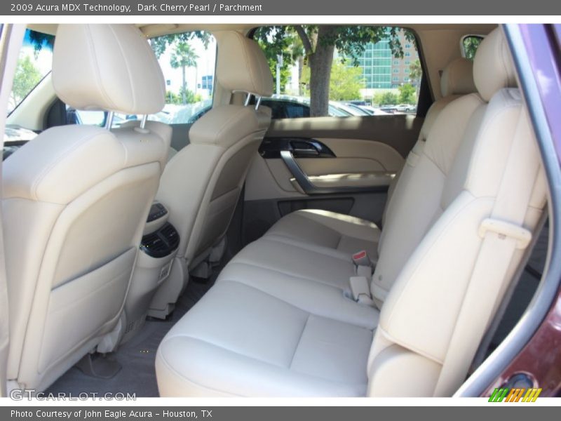 Dark Cherry Pearl / Parchment 2009 Acura MDX Technology