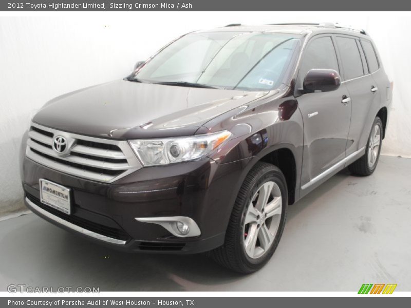 Sizzling Crimson Mica / Ash 2012 Toyota Highlander Limited