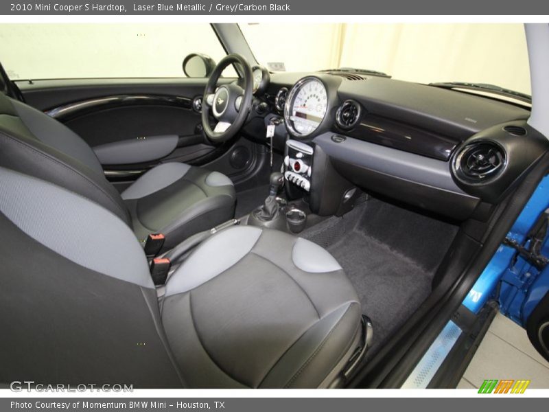 Laser Blue Metallic / Grey/Carbon Black 2010 Mini Cooper S Hardtop