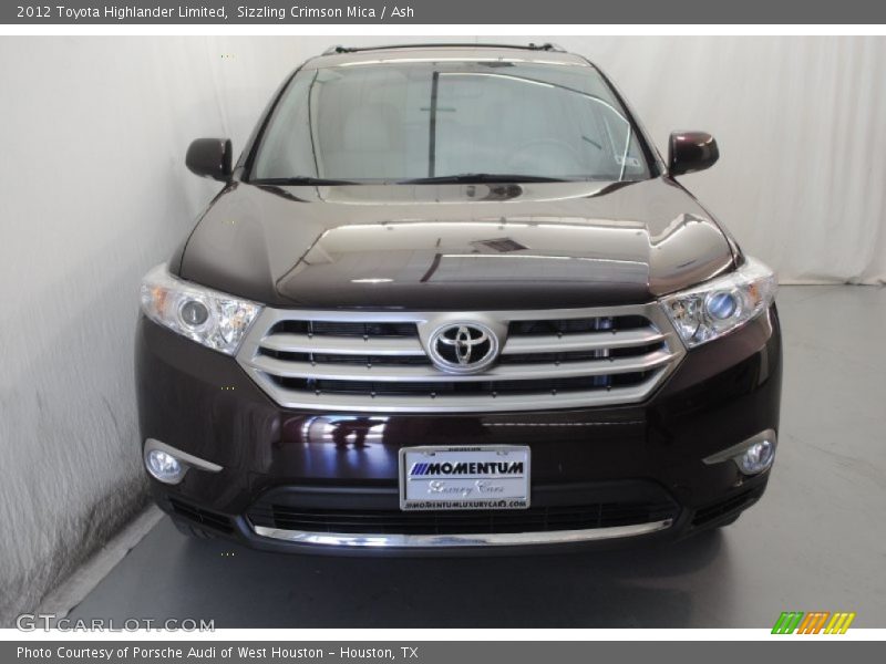 Sizzling Crimson Mica / Ash 2012 Toyota Highlander Limited