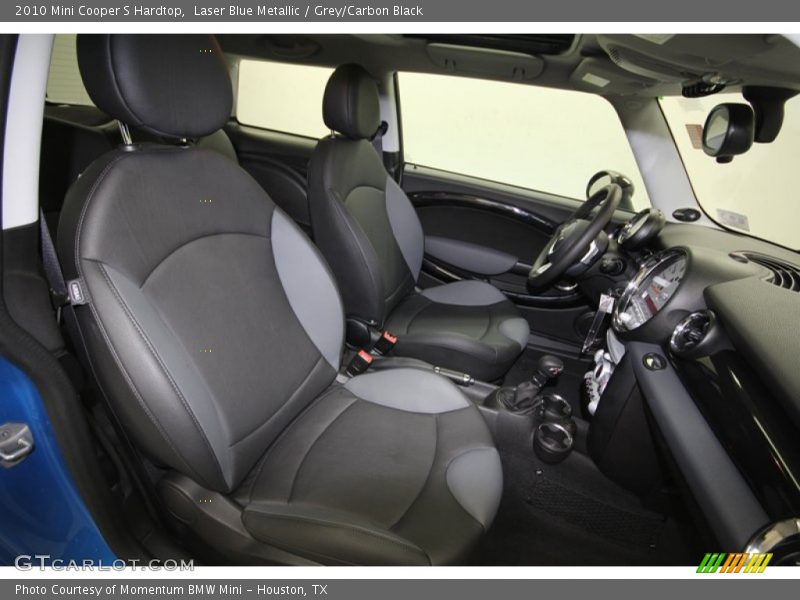 Laser Blue Metallic / Grey/Carbon Black 2010 Mini Cooper S Hardtop