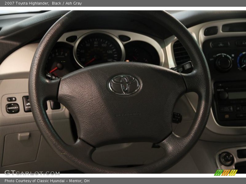 Black / Ash Gray 2007 Toyota Highlander