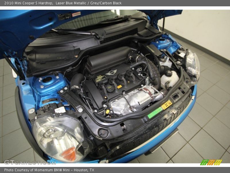 Laser Blue Metallic / Grey/Carbon Black 2010 Mini Cooper S Hardtop