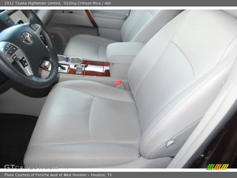 Sizzling Crimson Mica / Ash 2012 Toyota Highlander Limited