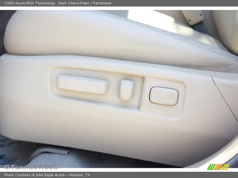 Dark Cherry Pearl / Parchment 2009 Acura MDX Technology