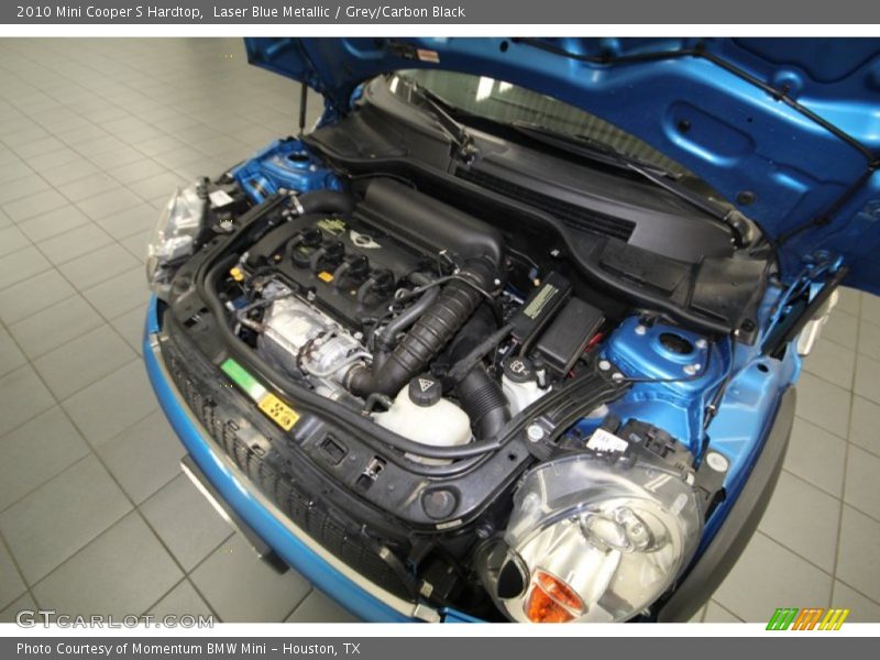 Laser Blue Metallic / Grey/Carbon Black 2010 Mini Cooper S Hardtop