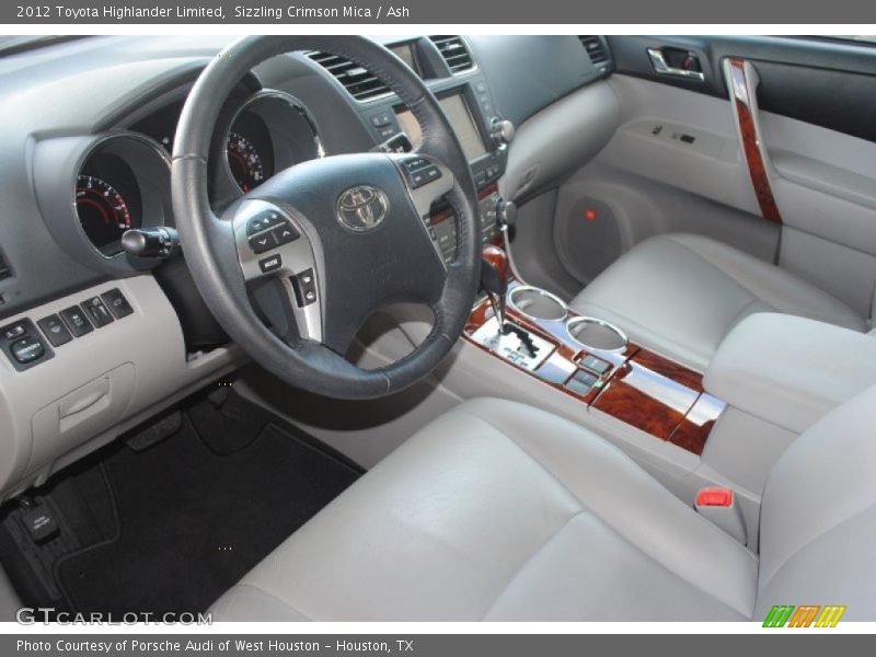 Sizzling Crimson Mica / Ash 2012 Toyota Highlander Limited