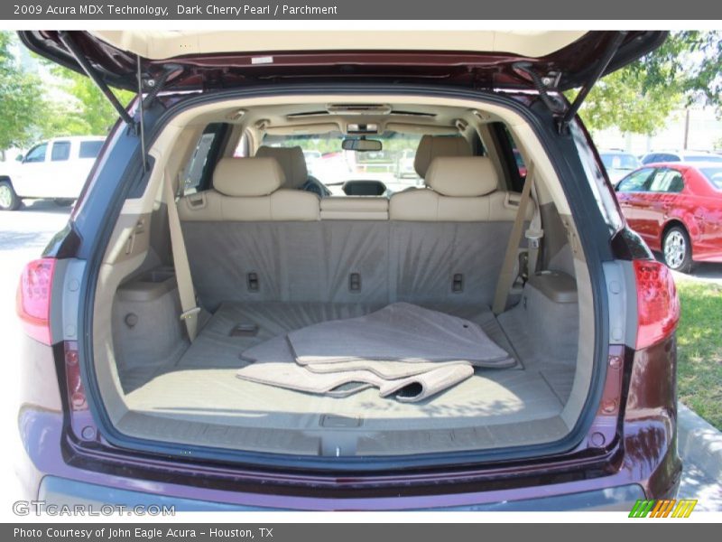 Dark Cherry Pearl / Parchment 2009 Acura MDX Technology