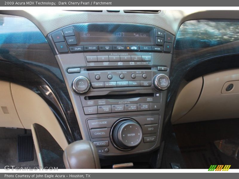 Dark Cherry Pearl / Parchment 2009 Acura MDX Technology