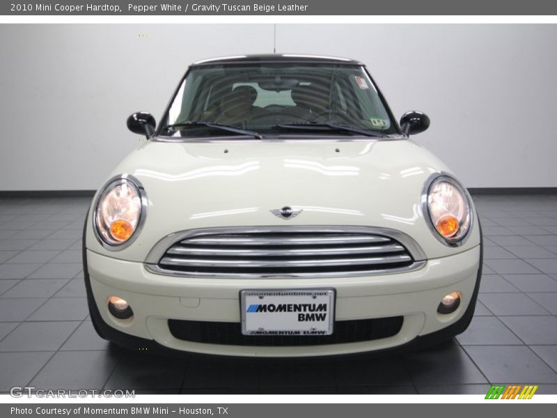 Pepper White / Gravity Tuscan Beige Leather 2010 Mini Cooper Hardtop