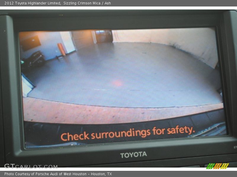 Sizzling Crimson Mica / Ash 2012 Toyota Highlander Limited