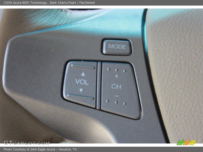 Dark Cherry Pearl / Parchment 2009 Acura MDX Technology